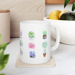 Succulents Ceramic Mug