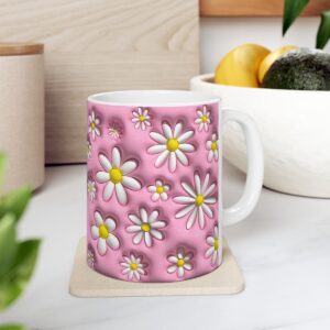 Daisy Puff Mug