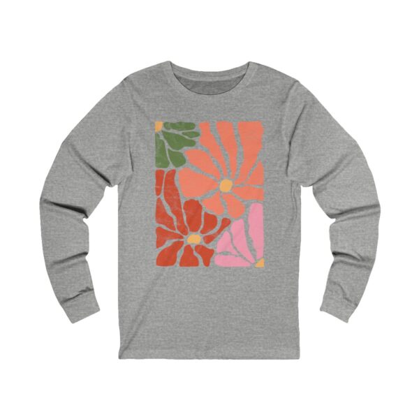 Distressed Abstract Wildflower LongSleeve - Image 6