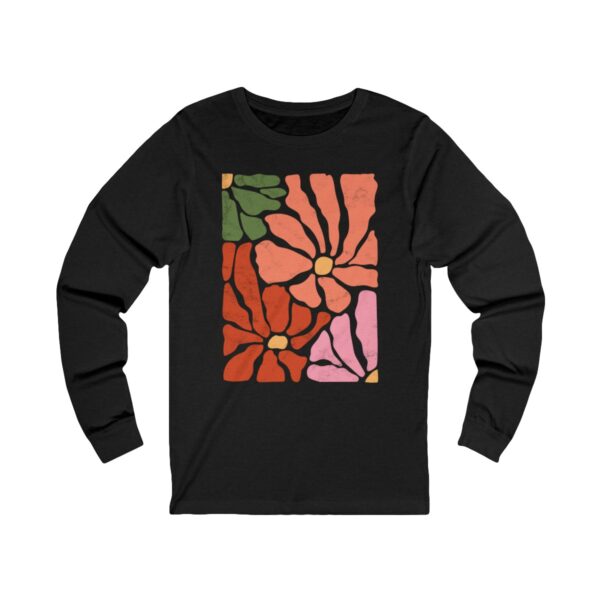 Distressed Abstract Wildflower LongSleeve - Image 9