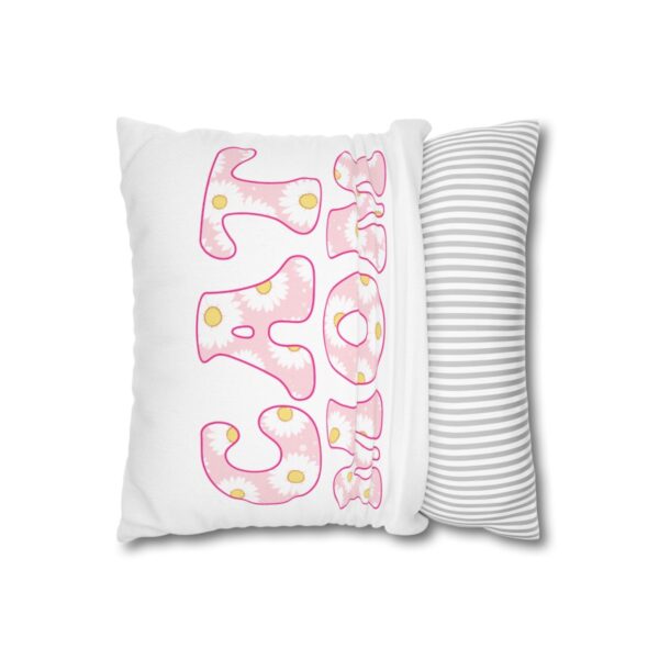 Floral Cat Mama PillowCase - Image 4
