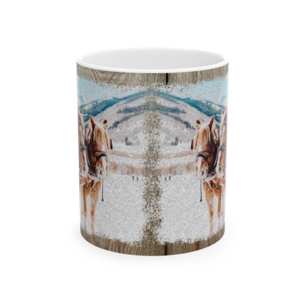 Winter Wonderland  Horse Mug - Image 2