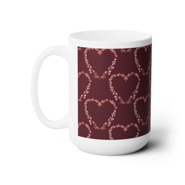 Heart Ceramic Mug 15oz - Image 2