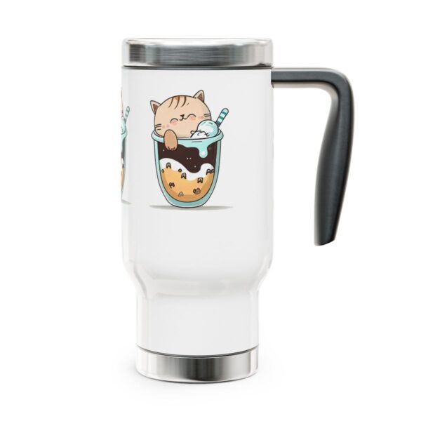 Cute Cat Travel Mug - Image 4