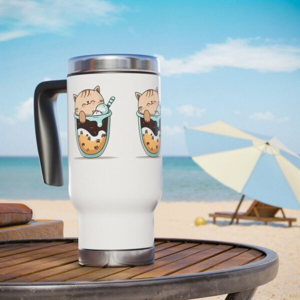 Cute Cat Travel Mug - Image 6