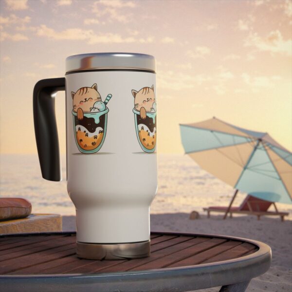 Cute Cat Travel Mug - Image 7