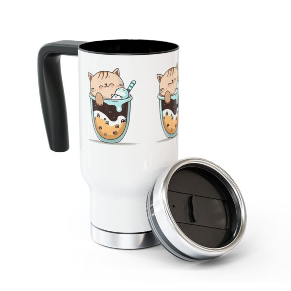Cute Cat Travel Mug - Image 8