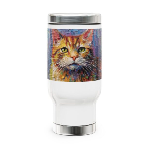 Watercolor Cat Travel Mug