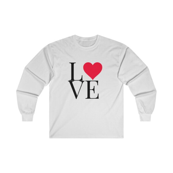LOVE White LongSleeve TShirt - Image 3